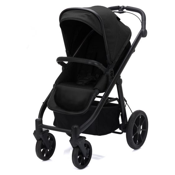 Fillikid Passeggino & Carrozzina Sportiva Fill Voyager bis 22 kg con funzione lettino, cursore pieghevole - Nero