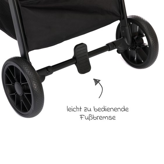 Fillikid Passeggino Leggero & Sportivo Milo fino a 22 kg solo 5,3 kg leggero con funzione sdraio - Aqua