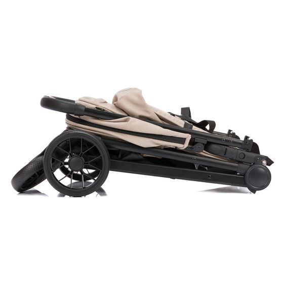 Fillikid Passeggino Leggero & Sportivo Milo fino a 22 kg solo 5,3 kg leggero con funzione sdraio - Sabbia