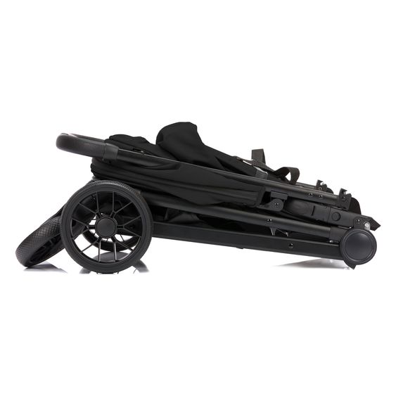 Fillikid Buggy & Stroller Milo up to 22 kg only 5.3 kg light with reclining function - Black