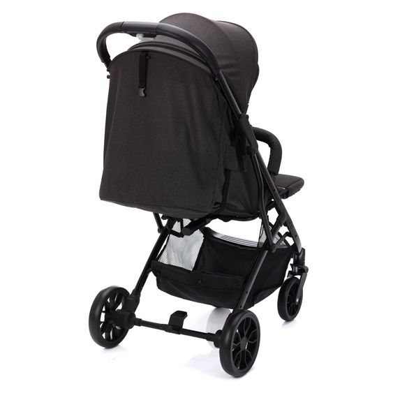 Fillikid Buggy & Sportwagen Styler Elite bis 22 kg mit Trolly-Funktion und Liegefunktion - Schwarz