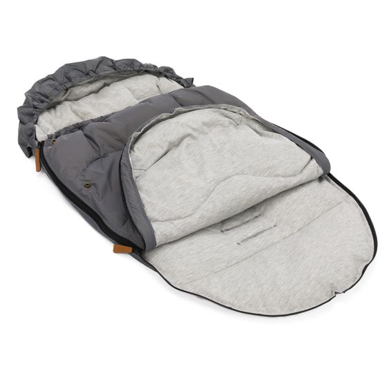Fillikid Manicotto per piedi in piuma d'oca Lawu - grigio