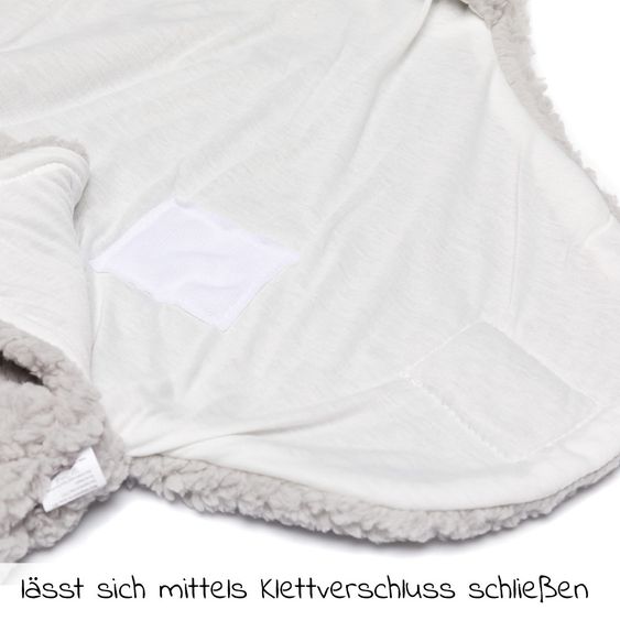 Fillikid Einschlagdecke Bär - Grau