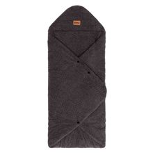 Couverture Emmitouflante Dinara en Peluche Teddy pour Siège Auto Bébé & Nacelles - Gris