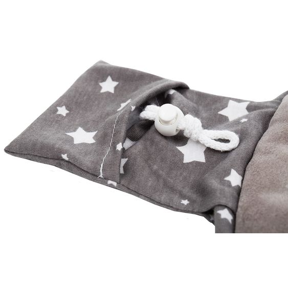Fillikid Einschlagdecke Filliwrap - Sterne - Grau
