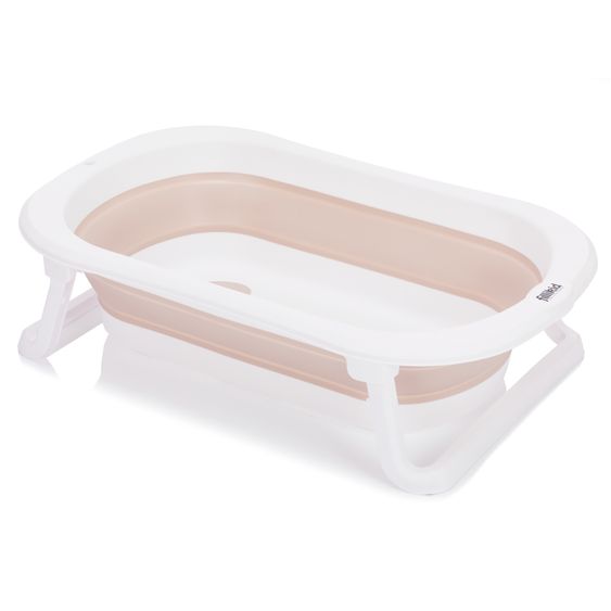 Fillikid Folding bathtub Orka with fold-out support legs, plugs & non-slip coating - Beige