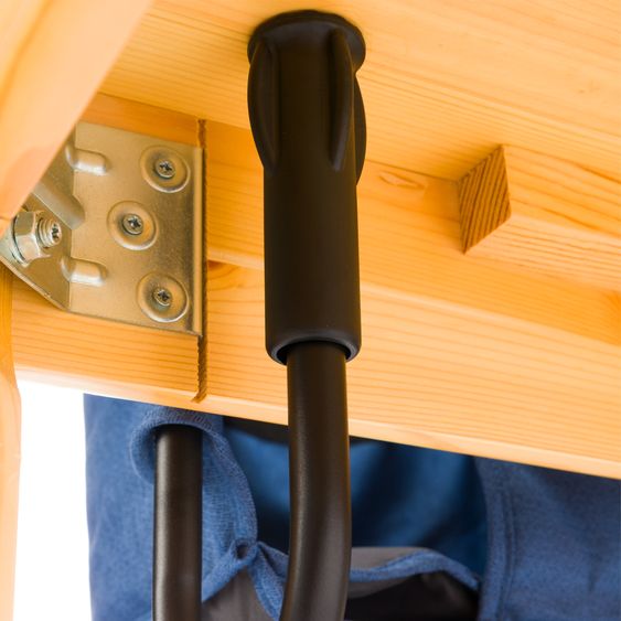 Fillikid Seggiolino da tavolo pieghevole Comfort con seduta imbottita incl. borsa - Blu