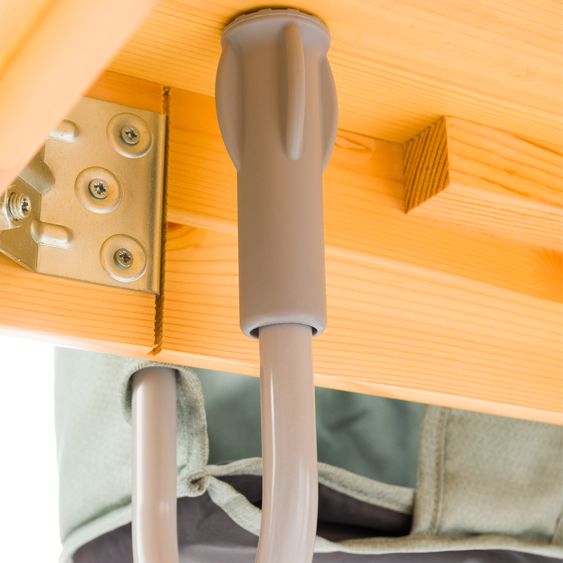 Fillikid Seggiolino da tavolo pieghevole Comfort con seduta imbottita incl. borsa - Verde