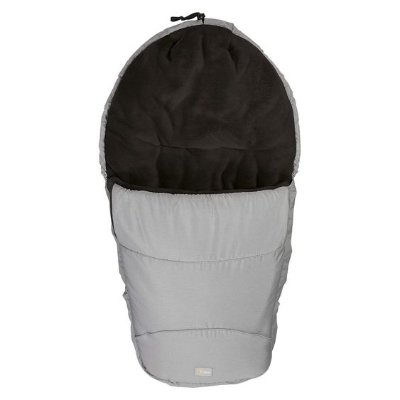 Fillikid Fleece footmuff Bernina Pocket - Light gray