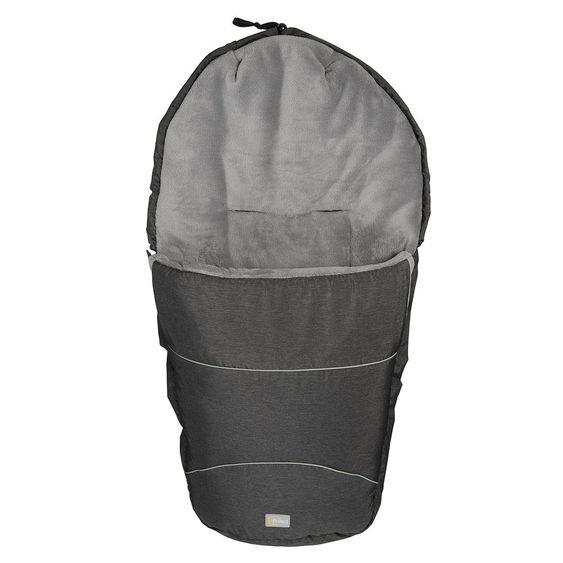 Fillikid Fleece footmuff Bernina Pocket - Melange Black