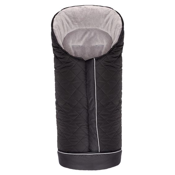 Fillikid Fleece-Fußsack Diamond - Schwarz