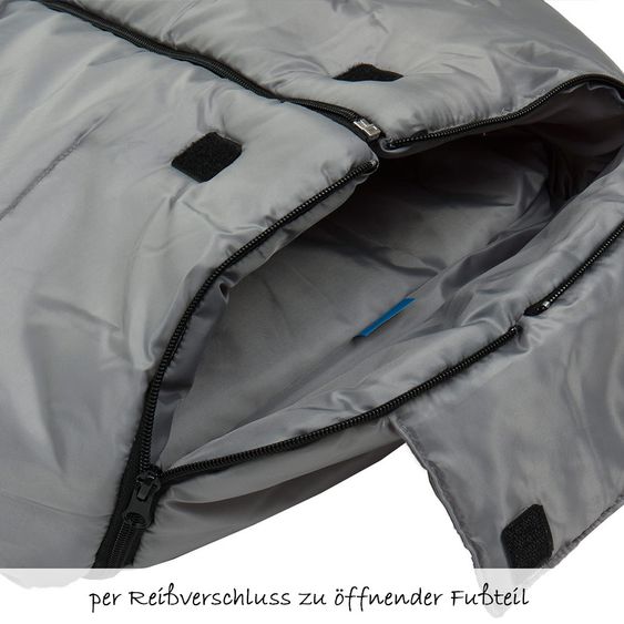 Fillikid Fleece-Fußsack Eco Big - Grau
