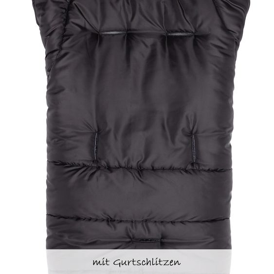 Fillikid Fleece footmuff Eco Big - Black