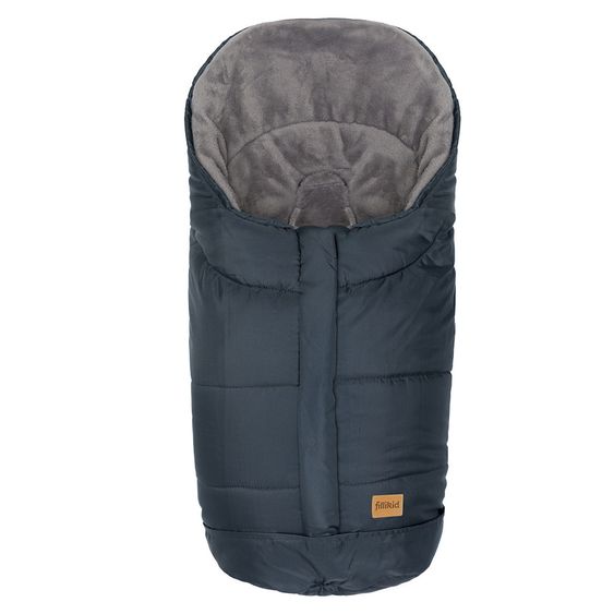 Fillikid Fleece-Fußsack Eiger Soft für Babyschale und Babywanne - Grau