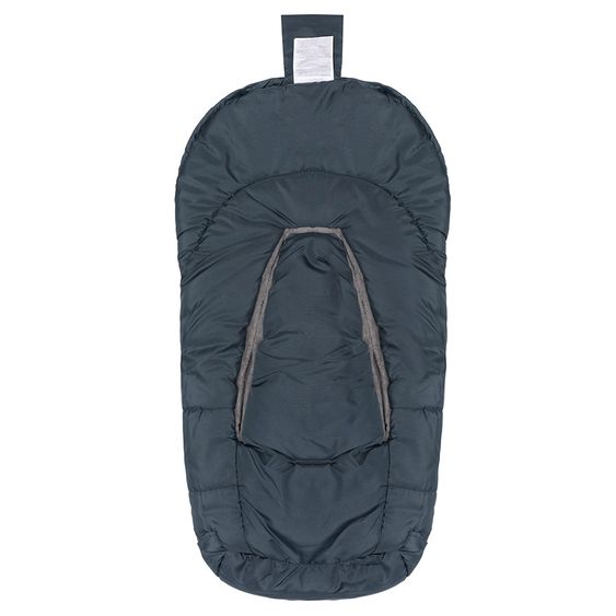 Fillikid Fleece-Fußsack Eiger Soft für Babyschale und Babywanne - Grau