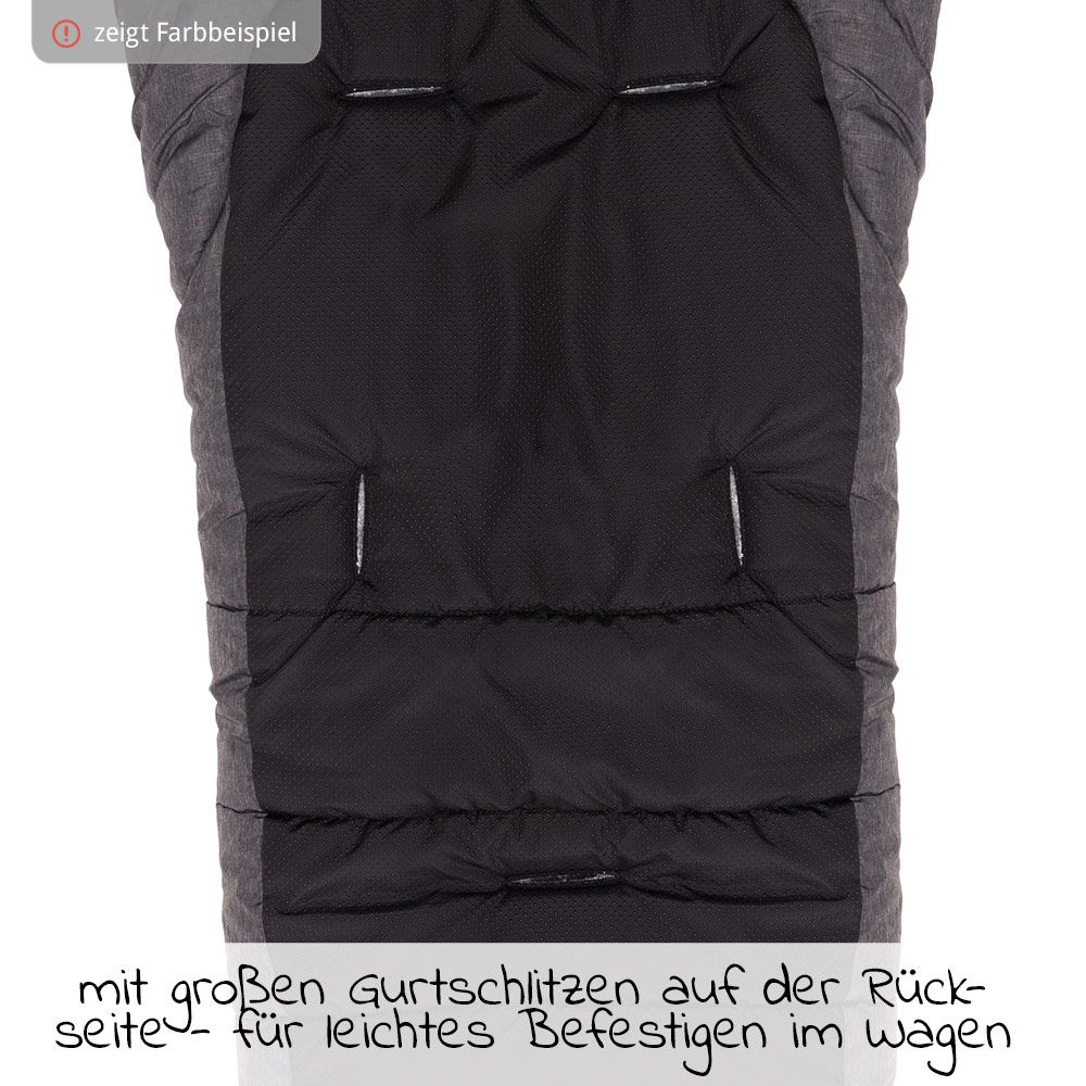Fillikid Fleece-Fußsack K2 - Melange Mint