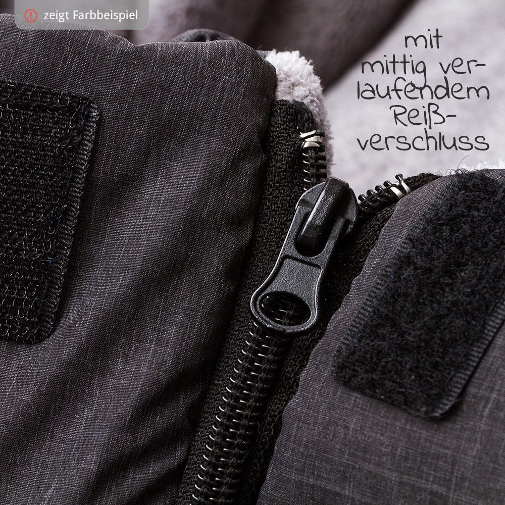 Fillikid Fleece-Fußsack K2 - Melange Mint