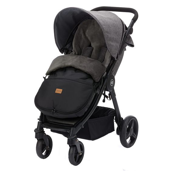 Fillikid Fleece-Fußsack Kinley - Schwarz