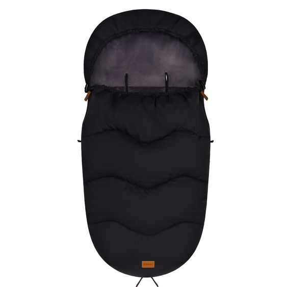 Fillikid Ogre fleece footmuff for buggy, baby carriage and baby carriage - black