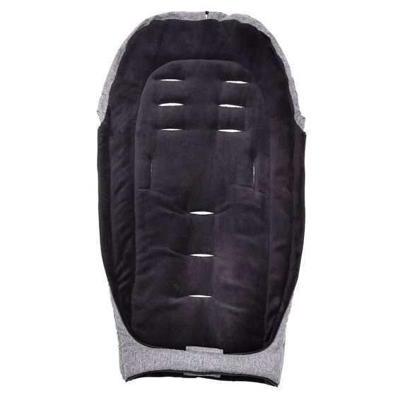 Fillikid Fleece Footmuff Peak - Melange Light Gray