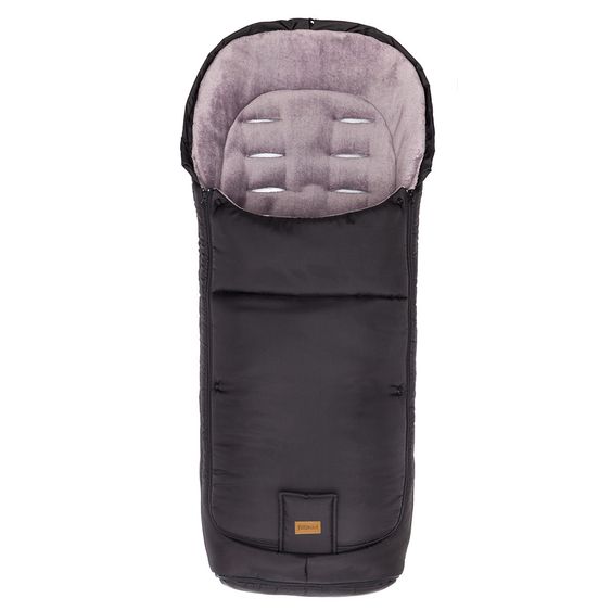 Fillikid Fleece-Fußsack Peak - Schwarz