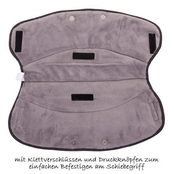 Fillikid Scaldamani in pile Fuji - Nero melange
