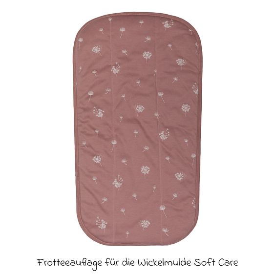 Fillikid Terry Cover for changing table recesses 60 x 36 cm - Pink