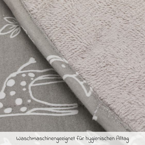 Fillikid Terry Cover for changing table recesses 60 x 36 cm - Grey