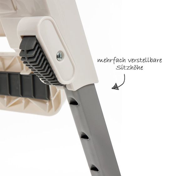 Fillikid Hochstuhl Aron - Sterne - Grau Weiß