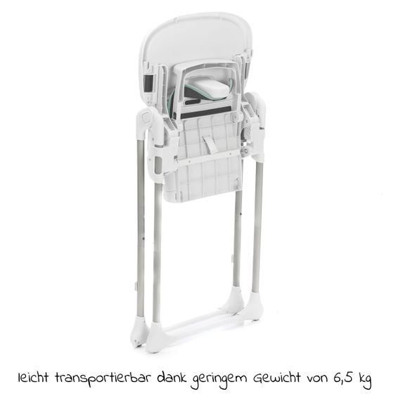Fillikid Hochstuhl Tim mit Esstablett, klappbar - Mentha