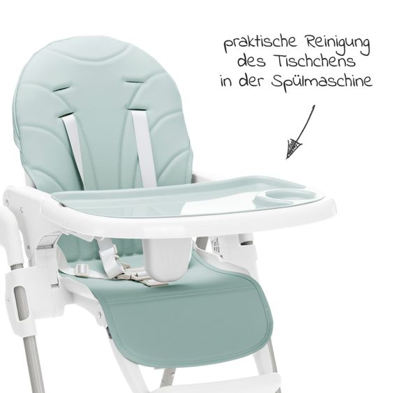 Fillikid Hochstuhl Tim mit Esstablett, klappbar - Mentha