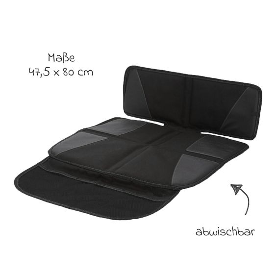 Fillikid Car seat Elli Pro i-Size from 3 years - 12 years (100 cm - 150 cm) with Isofix, cupholder & padding protection - Grey