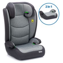 Kindersitz Lea i-Size R129 ab 3 Jahre - 12 Jahre (100 cm - 150 cm) ohne Isofix mit Gurtbefestigung nur 4 kg - Grau