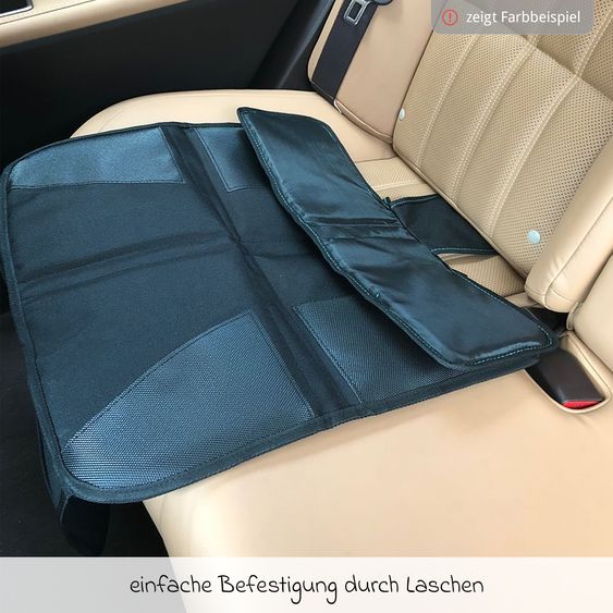 Fillikid Kindersitz Lea i-Size R129 ab 3 Jahre - 12 Jahre (100 cm - 150 cm) ohne Isofix mit Gurtbefestigung nur 4 kg inkl. Polsterschutz - Grün