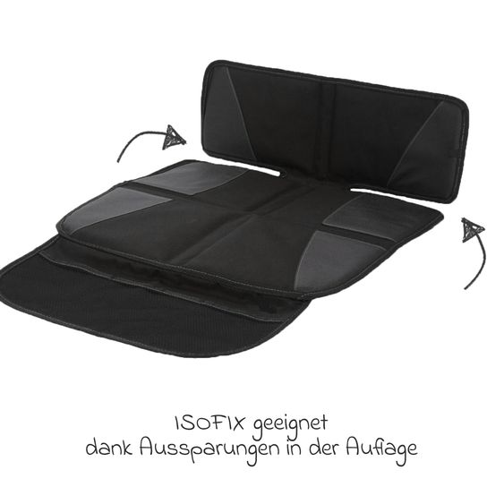 Fillikid Kindersitz Lea i-Size R129 ab 3 Jahre - 12 Jahre (100 cm - 150 cm) ohne Isofix mit Gurtbefestigung nur 4 kg inkl. Polsterschutz - Grün