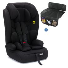 Seggiolino auto Oli i-Size 9 Mesi - 12 Anni (76 cm - 150 cm) incl. Protezione Imbottita - Nero
