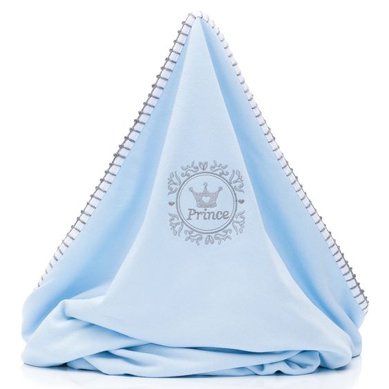 Fillikid Kuscheldecke Cotton Premium - Prince - Blau