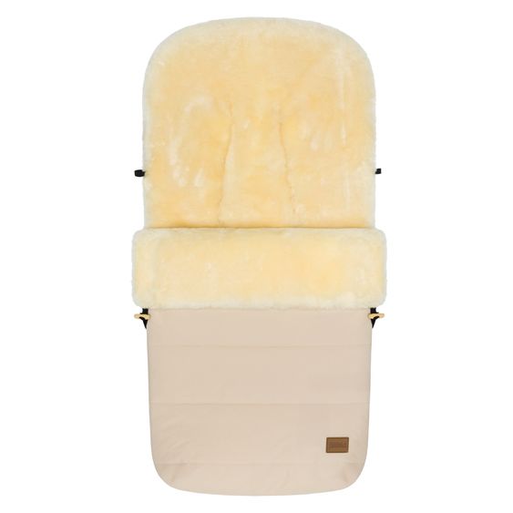 Fillikid Sheepskin Footmuff Bernina for buggy, sport and stroller - Natural