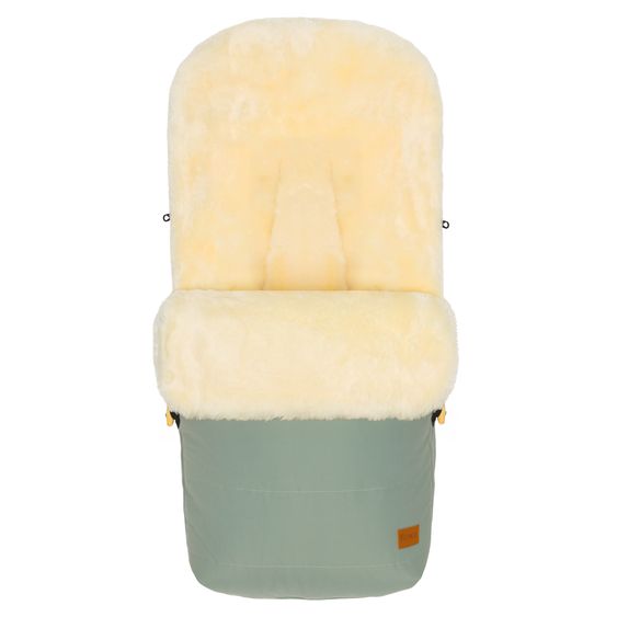 Fillikid Lammfell-Fußsack Bernina für Buggy, Sport- und Kinderwagen - Salbei