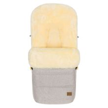 Lammfell-Fußsack Bernina Style für Buggy, Sport- und Kinderwagen - Champagner