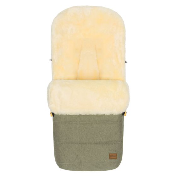 Fillikid Lammfell-Fußsack Bernina Style für Buggy, Sport- und Kinderwagen - Pistazie