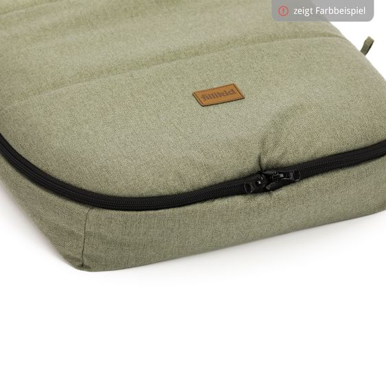 Fillikid Lammfell-Fußsack Makalu Style für Buggy, Sport- und Kinderwagen - Ebenholz
