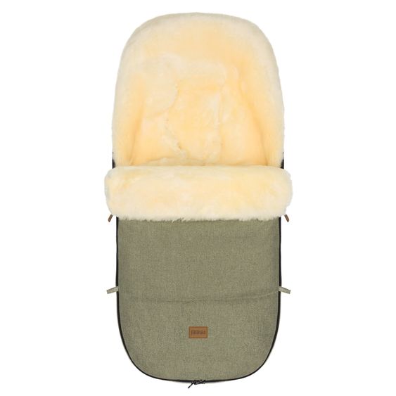Fillikid Lammfell-Fußsack Makalu Style für Buggy, Sport- und Kinderwagen - Pistazie