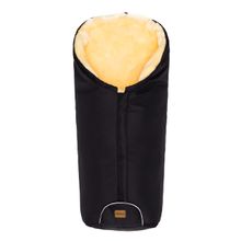 Lammfell-Fußsack Tacama - Schwarz