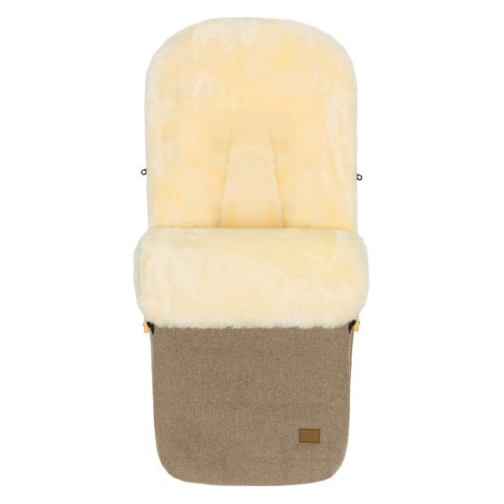 Fillikid Lammwoll-Fußsack Bernina Wool für Buggy, Sport- und Kinderwagen - Braun