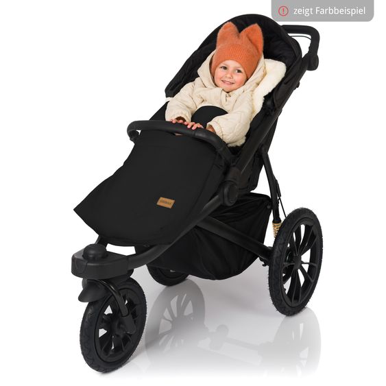 Fillikid Lammwoll-Fußsack Bernina Wool für Buggy, Sport- und Kinderwagen - Braun
