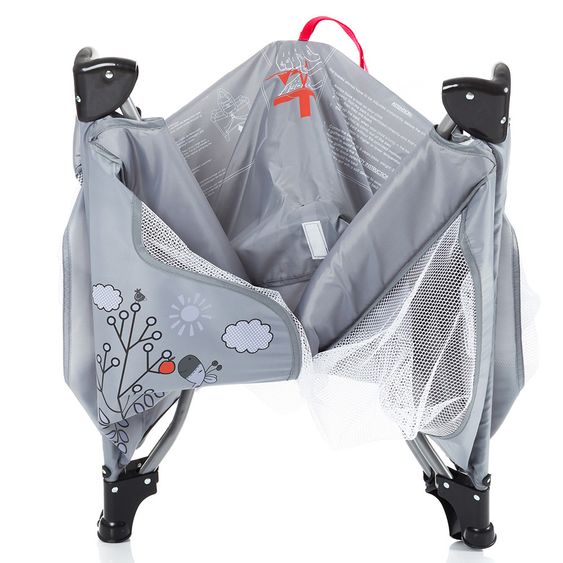 Fillikid Laufgitter Giraffe - Grau