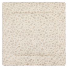 Materassino per box neonati 120 x 120 cm - Cane - Beige