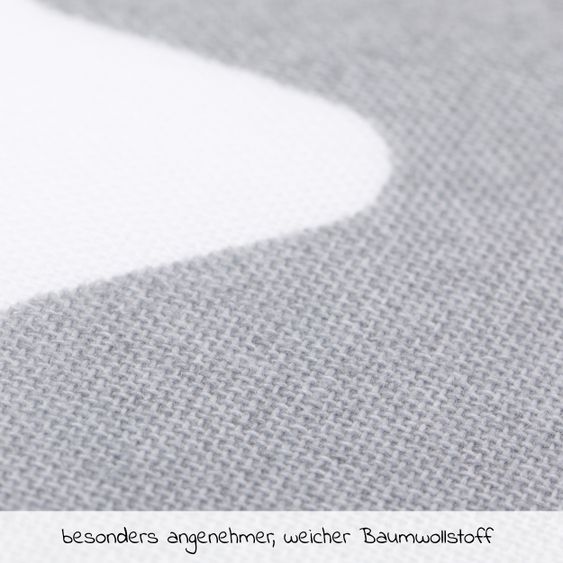 Fillikid Laufstalleinlage für Laufgitter mit 75 x 100 cm & 100 x 100 cm - Sterne - Grau