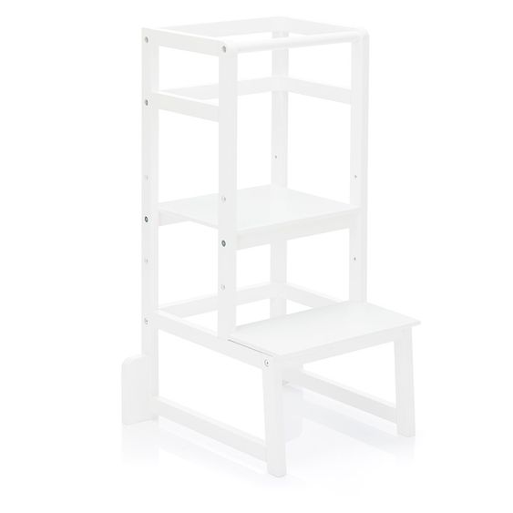 Fillikid Torre di apprendimento a 3 pieghe regolabile in altezza fino a 90 kg - Bianco